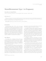 Neurofibromatosis Type 1 in Pregnancy