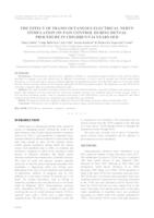 The effect of transcoutaneous electrical nerve stimulation on pain control during dental procedure in children 9-14 years old