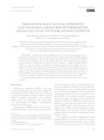 Prognostic Role of Cd44 Expression and Neovascularization Determined by Endoglin (Cd105) in Glioblastoma Patients