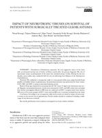 Impact of Neurotropic Viruses on Survival of Patients with Surgically Treated Glioblastoma