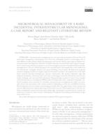 Microsurgical Management of a Rare Incidental Intraventricular Meningioma: a Case Report and Relevant Literature Review