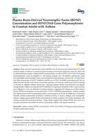 Plasma Brain-Derived Neurotrophic Factor (BDNF) Concentration and BDNF/TrkB Gene Polymorphisms in Croatian Adults with Asthma