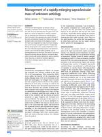 Management of a rapidly enlarging supraclavicular mass of unknown aetiology