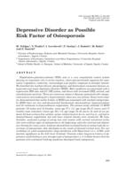 Depressive Disorder as Possible Risk Factor of Osteoporosis