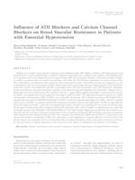 Influence of ATII Blockers and Calcium Channel Blockers on Renal Vascular Resistance in Patients with Essential Hypertension