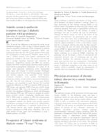 prikaz prve stranice dokumenta The soluble serum transferin receptors in type 2 diabetic patients with proteinuria
