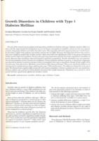 prikaz prve stranice dokumenta Growth Disorders in Children with Type 1 Diabetes Mellitus