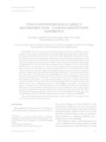 prikaz prve stranice dokumenta Type II Hypopharyngeal Defect Reconstruction - a Single Institution Experience