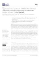prikaz prve stranice dokumenta Application of Fruit By-Products and Edible Film to Cookies: Antioxidant Activity and Concentration of Oxidized LDL Receptor in Women—A First Approach