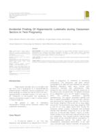 prikaz prve stranice dokumenta Incidental Finding Of Hyperreactio Luteinalis during Caesarean Section in Twin Pregnancy