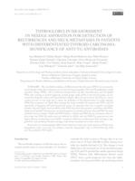 prikaz prve stranice dokumenta Thyroglobulin Measurement in Needle Aspiration for Detection of Recurrences and Neck Metastases in Patients with Differentiated Thyroid Carcinoma: Significance of Anti-Tg Antibodies 