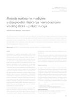 prikaz prve stranice dokumenta Metode nuklearne medicine u dijagnostici i liječenju neuroblastoma visokog rizika – prikaz slučaja