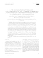 prikaz prve stranice dokumenta 99mTc-MIBI SPECT/CT Scintigraphy and Ultrasound of the Anterior Neck Region in Diagnosing Parathyroid Gland Pathology in Patients with Thyroid Nodules